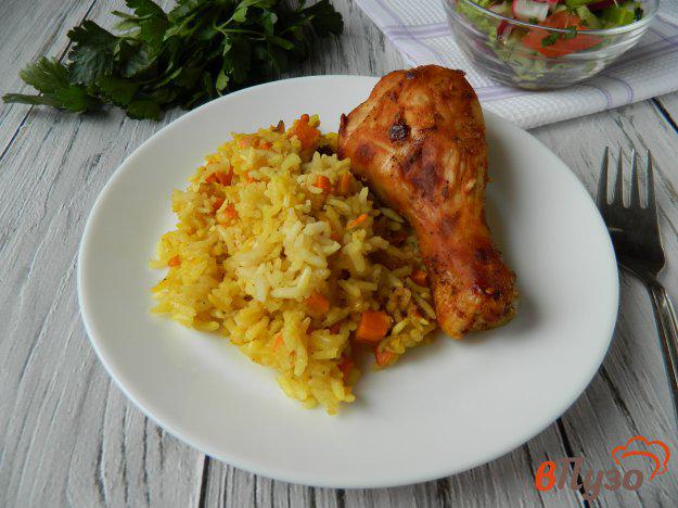 фото рецепта: Рис с курицей в духовке