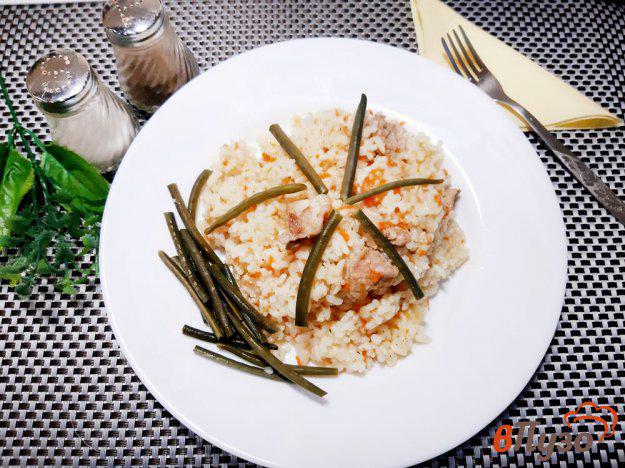 фото рецепта: Рис со спаржевой фасолью