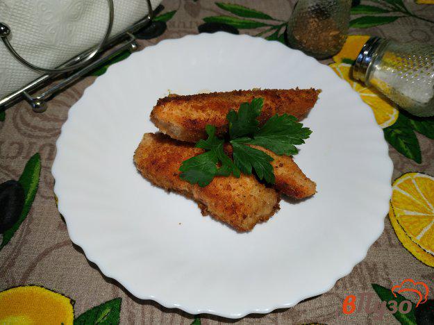 фото рецепта: Жареный лосось в сухарях