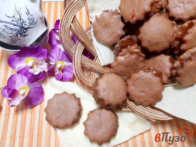 фото рецепта: Печенье с какао и сгущенкой