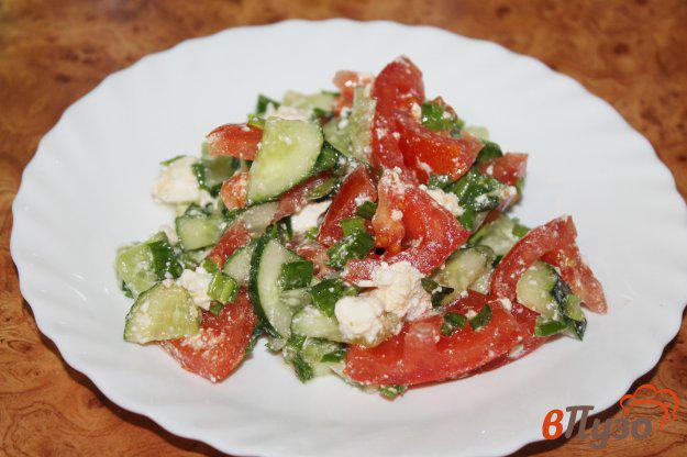 фото рецепта: Овощной салат с сыром