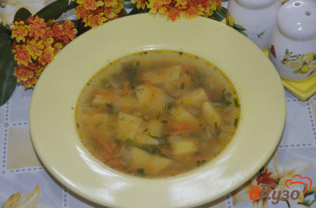 фото рецепта: Постный суп с красной чечевицей