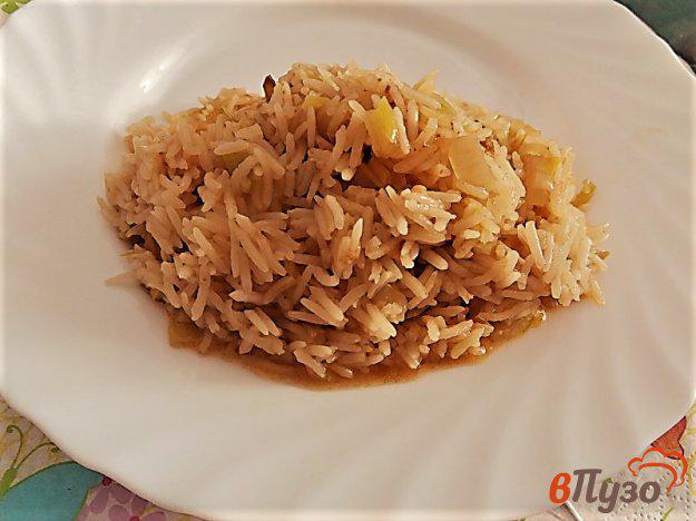 фото рецепта: Жареный рис на гарнир