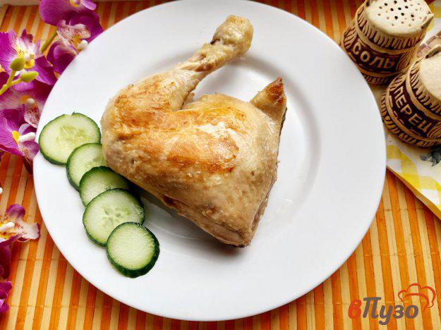 фото рецепта: Куриные окорочка запеченные в соусе тартар