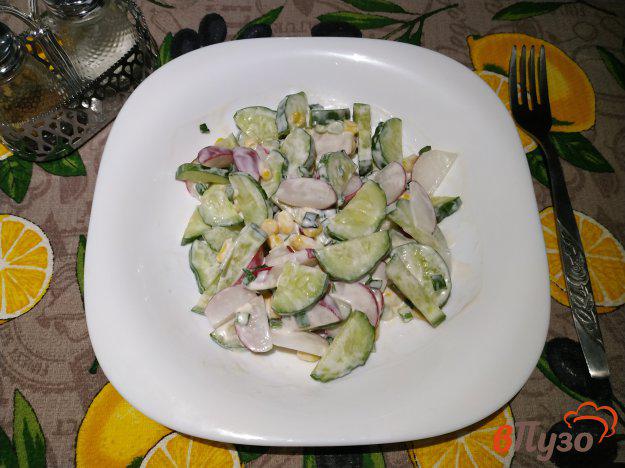 фото рецепта: Овощной салат с кукурузой
