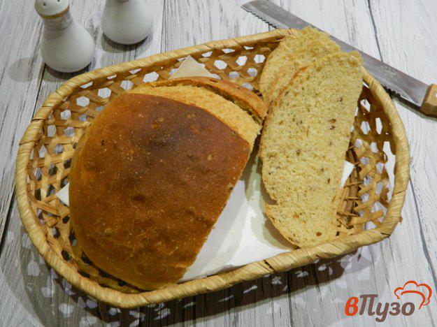 фото рецепта: Хлеб с цельнозерновой мукой и семенами льна