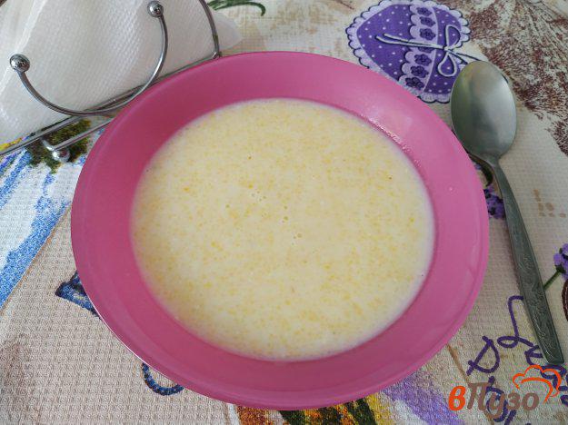 фото рецепта: Молочный суп с кукурузой