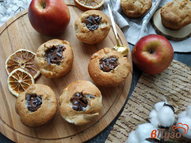 фото рецепта: Яблочные кексы с Нутеллой