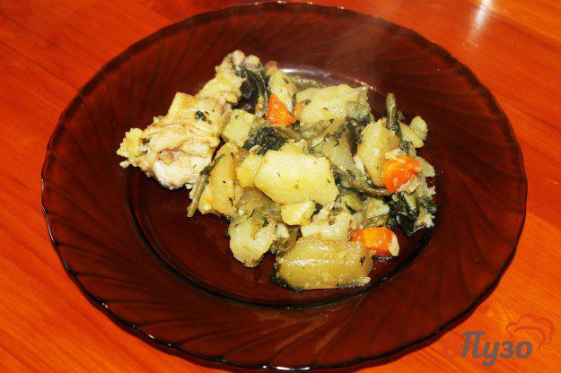 фото рецепта: Картофельное рагу с мясом и спаржевой фасолью