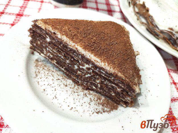 фото рецепта: Шоколадный торт из блинчиков