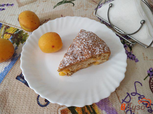 фото рецепта: Заливной абрикосовый пирог