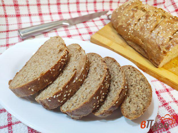 фото рецепта: Цельнозерновой хлеб на кефире