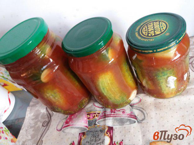 фото рецепта: Маринованные огурцы с кетчупом
