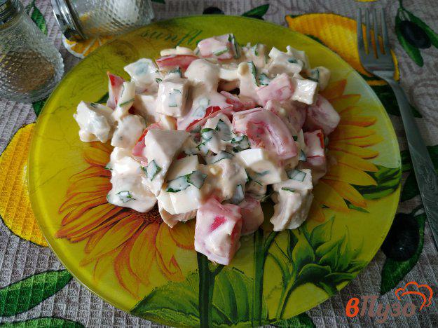 фото рецепта: Салат со свининой и помидорами