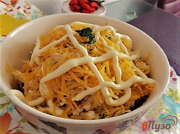 фото рецепта: Салат из кальмара с рисом