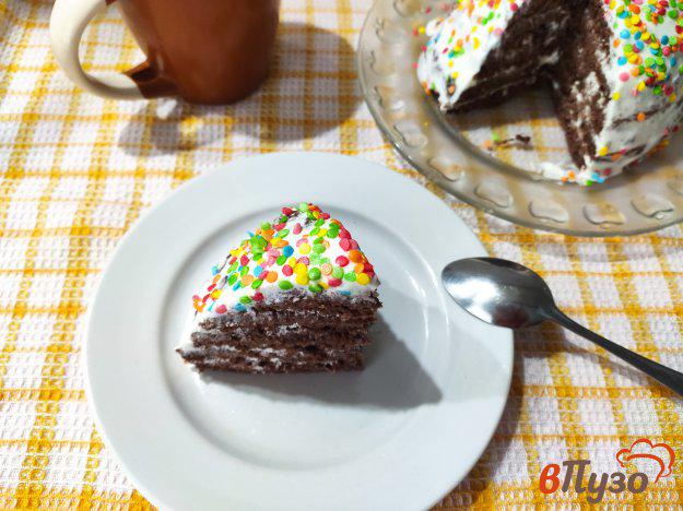 фото рецепта: Шоколадный торт в микроволновке