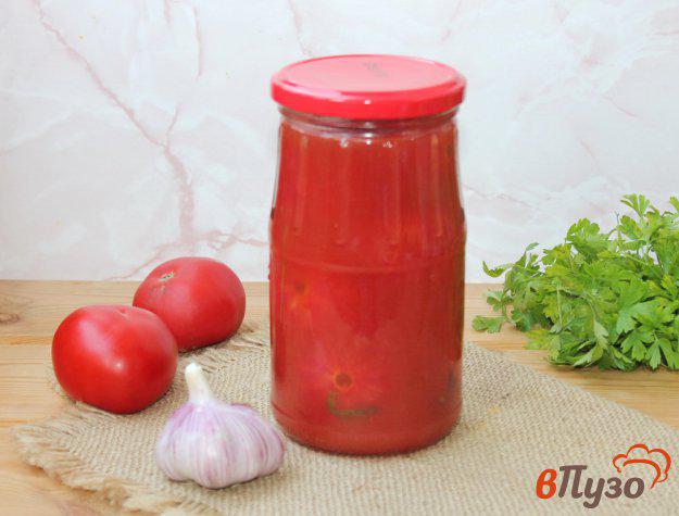 фото рецепта: Помидоры в томатном соке на зиму