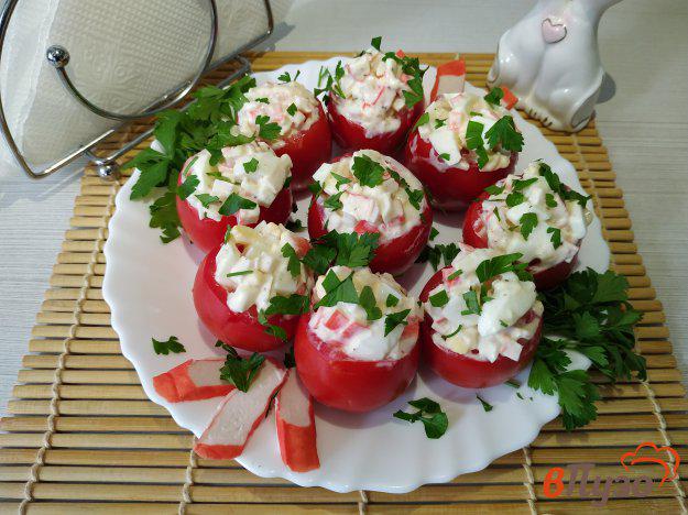 фото рецепта: Закусочные фаршированые помидоры