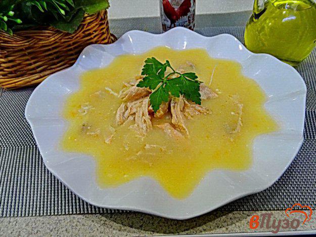 фото рецепта: Крем суп из лосося с плавленым сыром