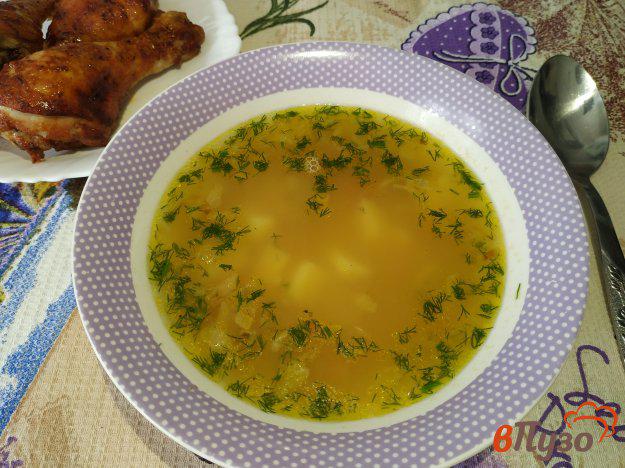 фото рецепта: Гороховый суп с копчёной куриной грудкой