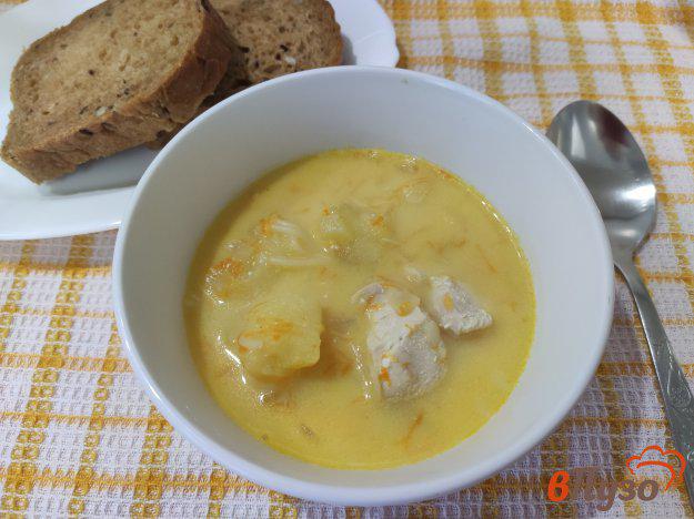 фото рецепта: Сырный суп с вермишелью