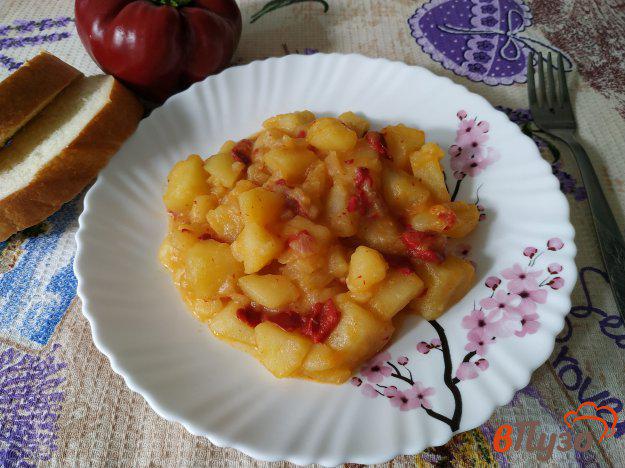 фото рецепта: Тушеный картофель по-болгарски