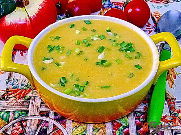 фото рецепта: Суп пюре из тыквы на курином бульоне