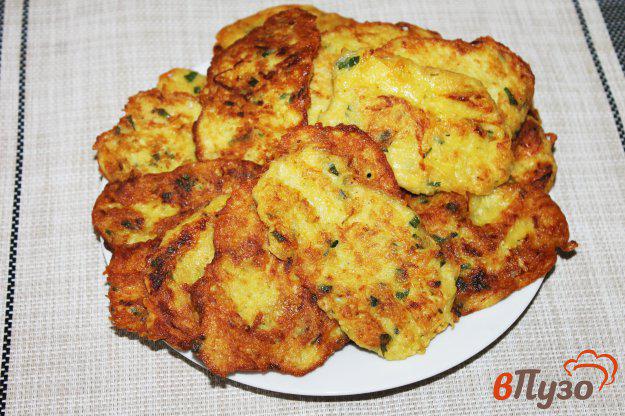 фото рецепта: Картофельные драники с кабачком и мясом