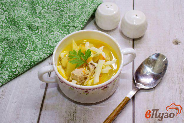 фото рецепта: Мясной суп с картофелем и яйцом