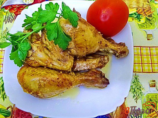 фото рецепта: Куриные голени и крылья запеченные в духовке