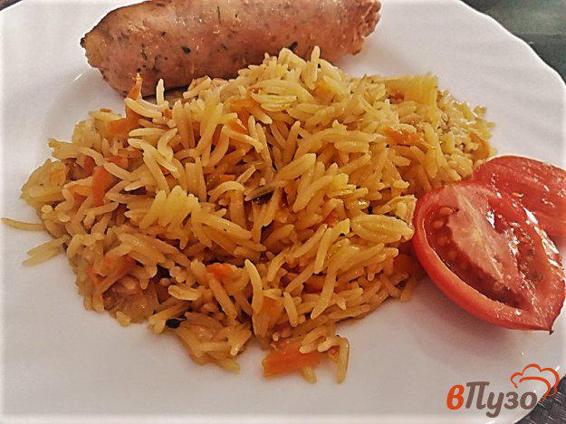 фото рецепта: Жаренный рис с овощами