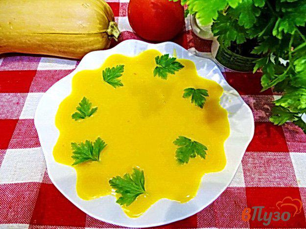 фото рецепта: Суп пюре из тыквы и кабачка