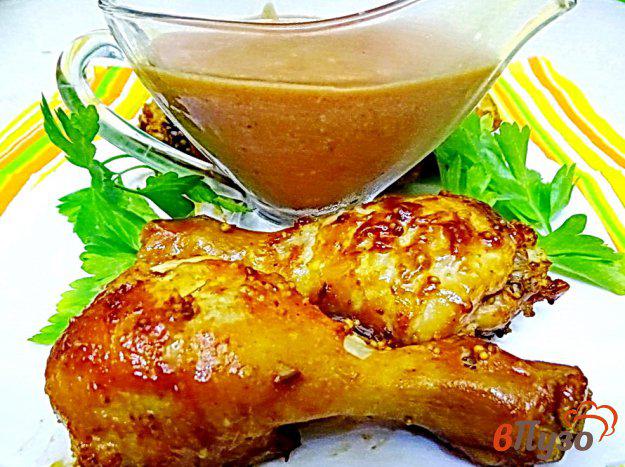 фото рецепта: Куриные голени с горчицей в духовке
