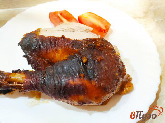 фото рецепта: Курица запеченная в соево медовом маринаде