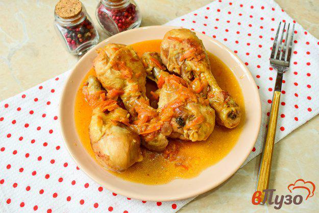 фото рецепта: Курица с овощами и грибами в соевом соусе