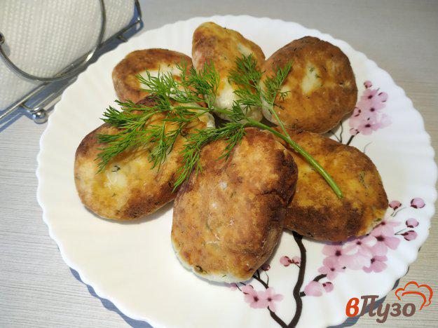 фото рецепта: Соленые сырники с зеленью