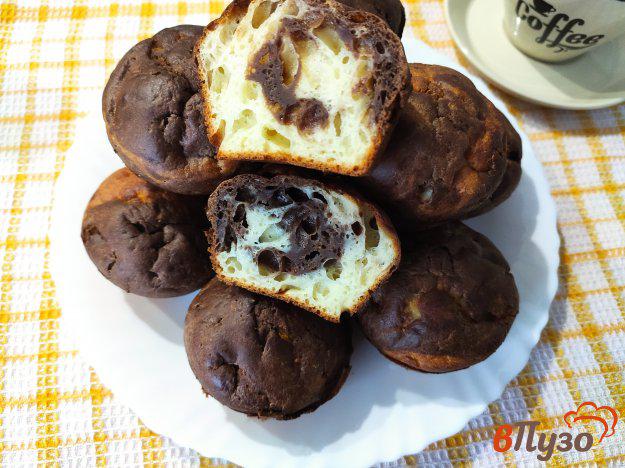 фото рецепта: Творожные кексы с какао