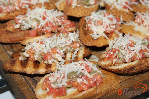 фото рецепта: Бутерброды с сыром и оливками