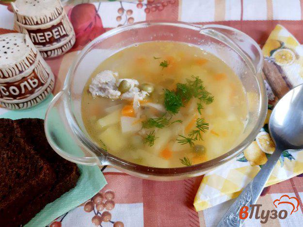 фото рецепта: Суп гороховый из консервированного горошка