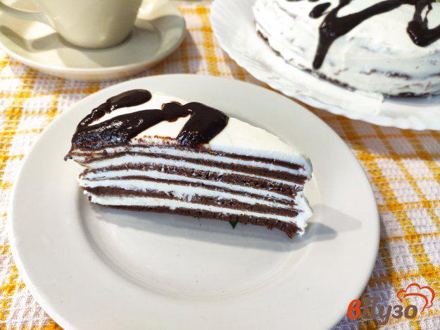 фото рецепта: Блинный торт с творожным кремом