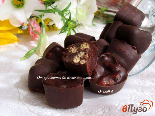 фото рецепта: Шоколадные конфеты с хрустящими шариками