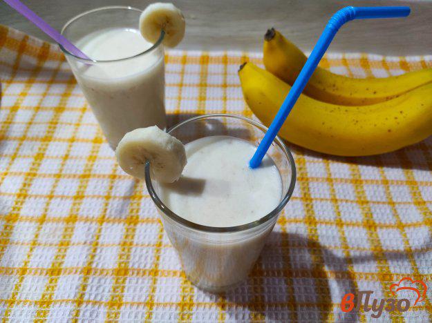 фото рецепта: Молочный банановый коктейль