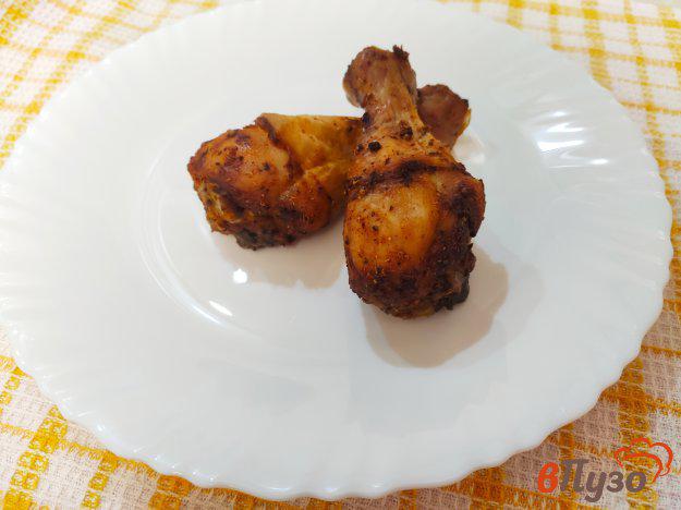 фото рецепта: Куриные голени запечённые в сухом маринаде