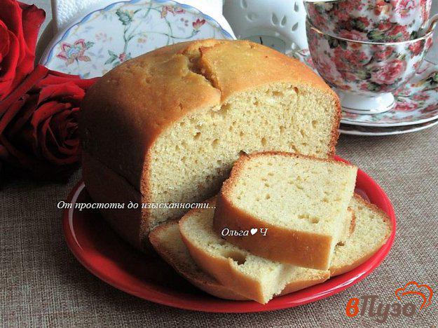 фото рецепта: Сметанно-кукурузный кекс в хлебопечке