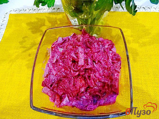 фото рецепта: Салат из свеклы и солёных огурцов