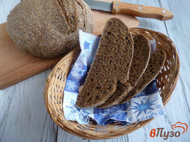 фото рецепта: Ржаной хлеб с солодом на закваске