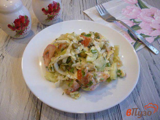 фото рецепта: Салат из пекинской капусты с овощами