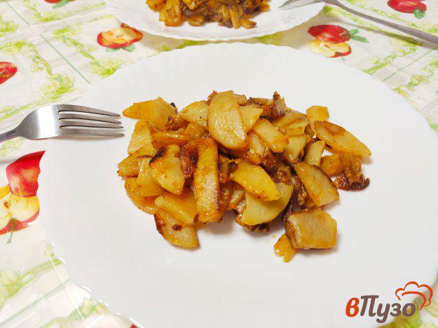 фото рецепта: Жареный картофель с чесноком и паприкой