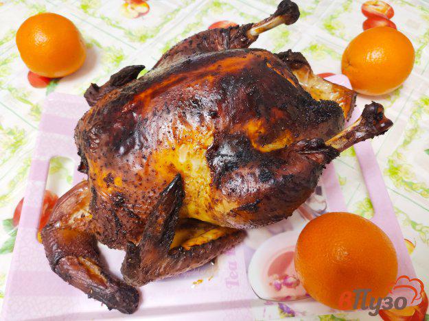 фото рецепта: Курица запёченная с апельсинами