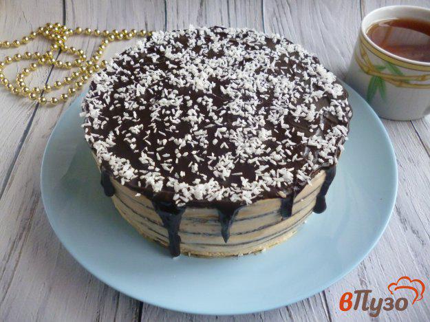 фото рецепта: Шоколадный торт на сковороде